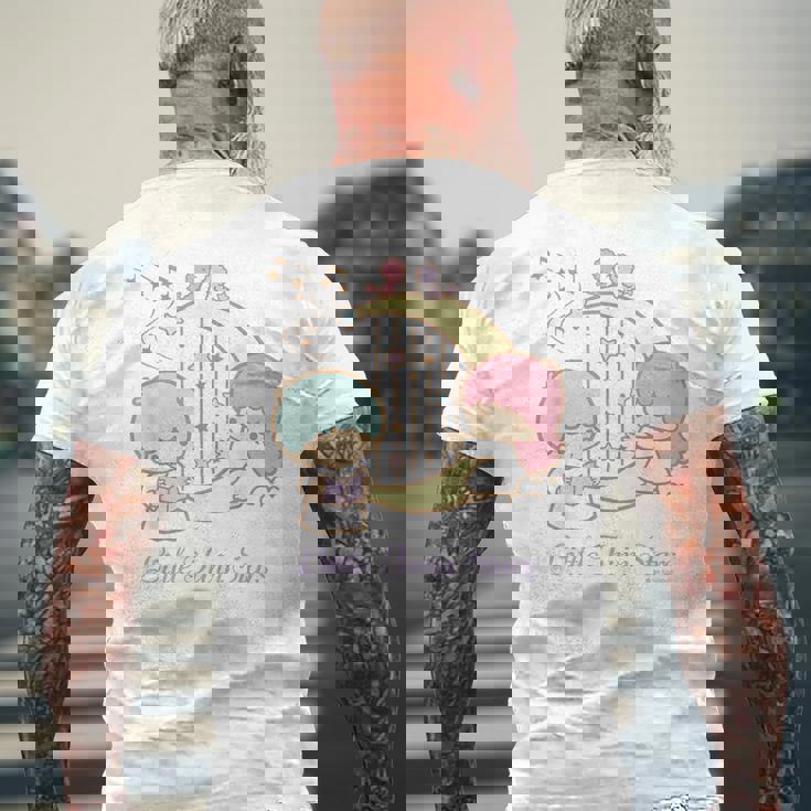 リトルツインスターズ コンサート ライトカラー メンズTシャツ バックプリント 高齢者への贈り物