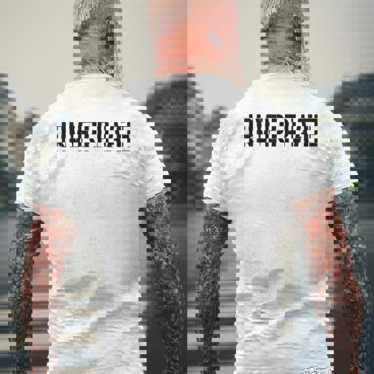 リバープレート アルゼンチン ロゴ リバープレート メンズTシャツ バックプリント 高齢者への贈り物