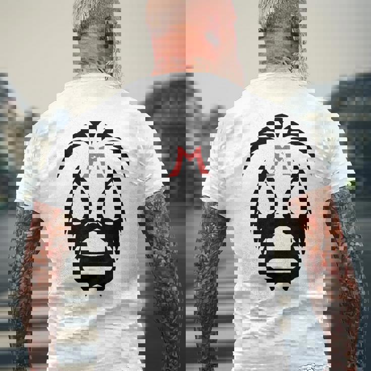 ルチャドールマスクtシャツ メンズTシャツ バックプリント 高齢者への贈り物