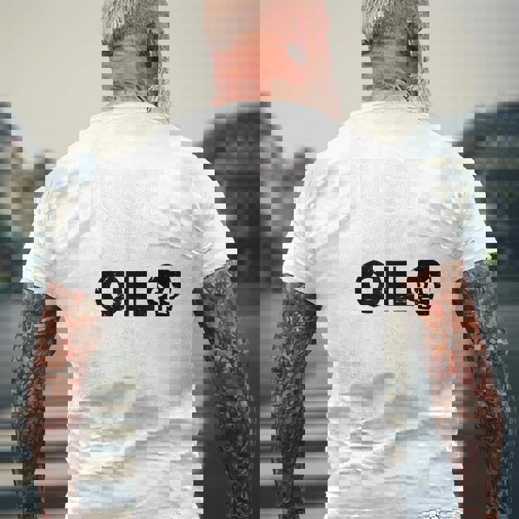 レトロ Justtop Oilave The Earth Meme メンズTシャツ バックプリント 高齢者への贈り物