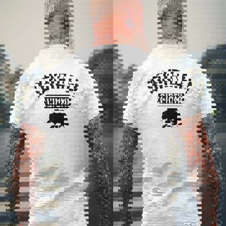 レトロ バークレー サンフランシスコ カリフォルニア ベイエリア オークランド メンズTシャツ バックプリント 高齢者への贈り物