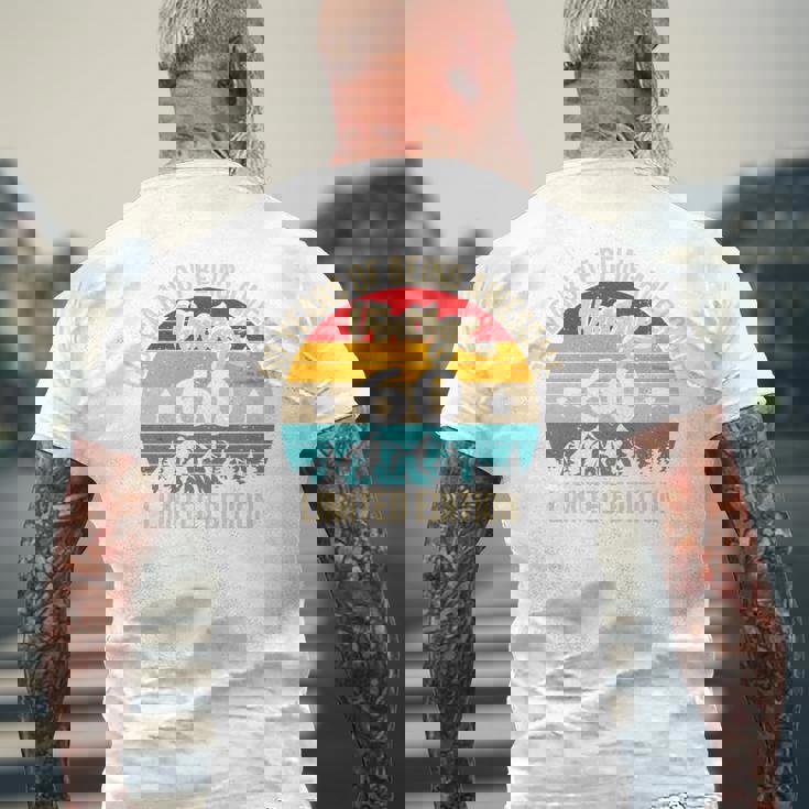 レトロ ヴィンテージ 60歳 誕生日プレゼント 60年間の素晴らしさ 長袖tシャツ メンズTシャツ バックプリント 高齢者への贈り物