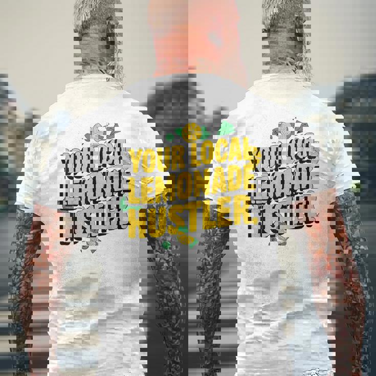 レモネード 起業家 モチベーションハッスル メンズ レディース 男の子 メンズTシャツ バックプリント 高齢者への贈り物