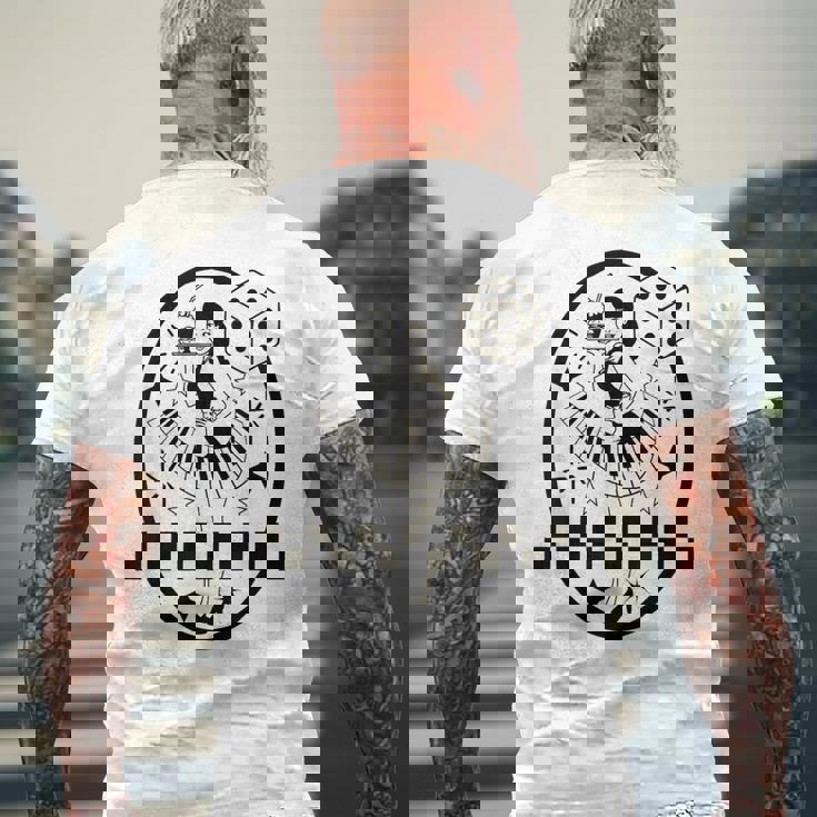 ロカビリー 50年代 服 ロックンロール ヴィンテージ 1950年代 音楽 60年代 メンズTシャツ バックプリント 高齢者への贈り物