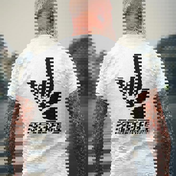 ロク・バゴロ メンズTシャツ バックプリント 高齢者への贈り物