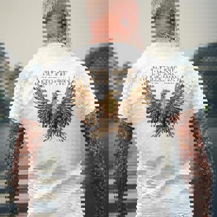 ローマを再び偉大にする ローマの土星 サトゥルナーリア クリスマス 長袖tシャツ メンズTシャツ バックプリント 高齢者への贈り物