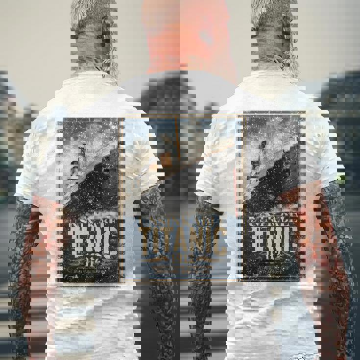 ヴィンテージ Rms タイタニック 1912 クルーズ歴史ポスター 記念品 長袖tシャツ メンズTシャツ バックプリント 高齢者への贈り物