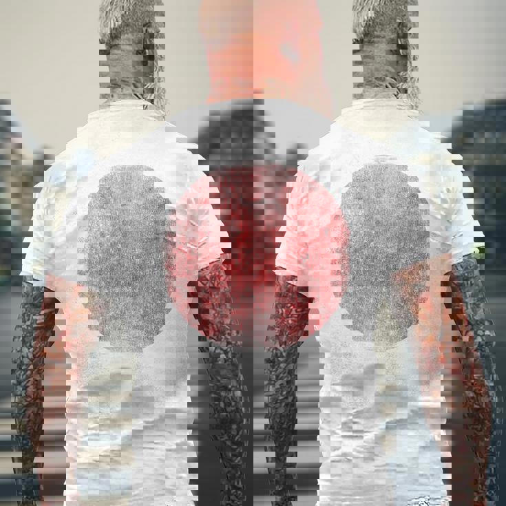 ヴィンテージ日本の日本国旗 メンズTシャツ バックプリント 高齢者への贈り物