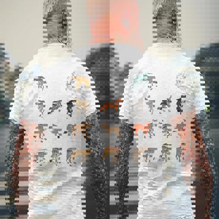 世界のオオカミ 長袖tシャツ メンズTシャツ バックプリント 高齢者への贈り物