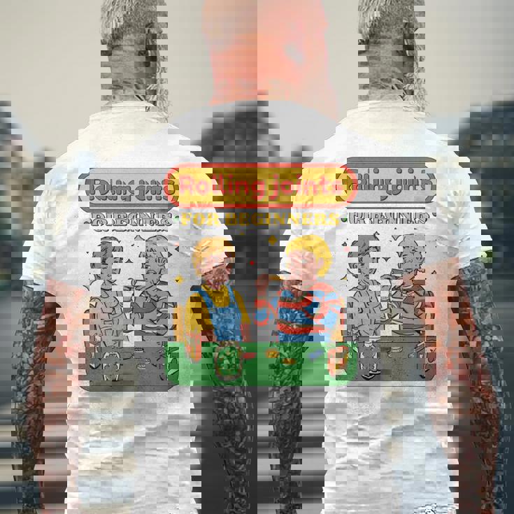 初心者向けツイストジョイント 大麻マリファナ 長袖tシャツ メンズTシャツ バックプリント 高齢者への贈り物