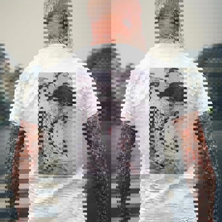 吸血鬼 アニメ ワイフ 長袖tシャツ メンズTシャツ バックプリント 高齢者への贈り物