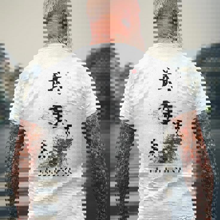 呪術廻戦・呪術廻戦・呪術廻戦・呪術廻戦 書道 メンズTシャツ バックプリント 高齢者への贈り物