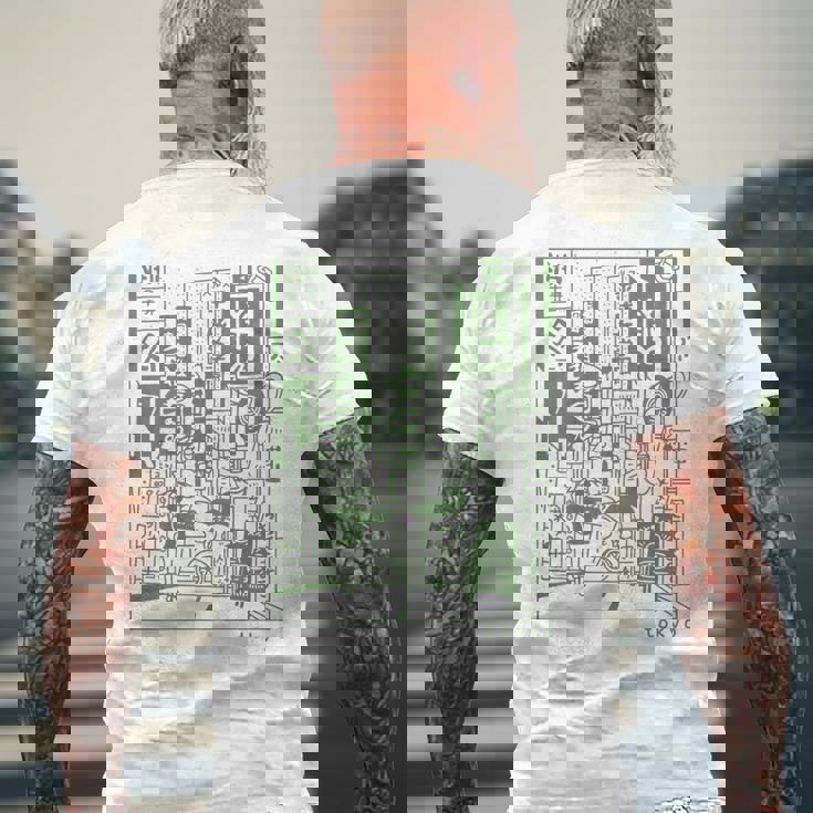 和 ストリート レトロ バイブ 美的 東京 ファッション メンズTシャツ バックプリント 高齢者への贈り物