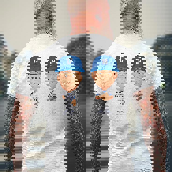 大谷山本 ロサンゼルス野球デュオ Mlbpa メンズTシャツ バックプリント 高齢者への贈り物