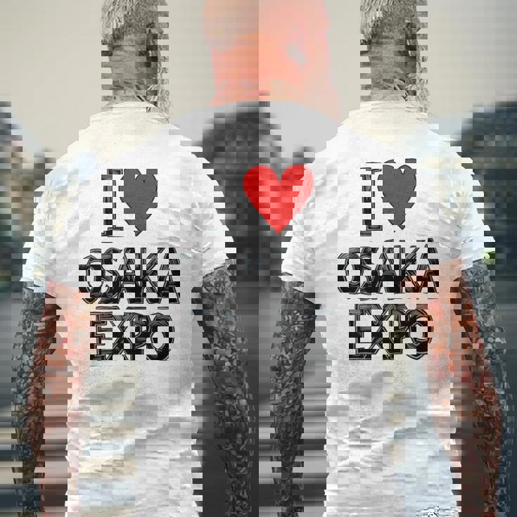 大阪万博 関西万博 記念 I Love Osaka Expo グッズ お土産 本 プレゼント メンズ レディース 長袖tシャツ メンズTシャツ バックプリント 高齢者への贈り物