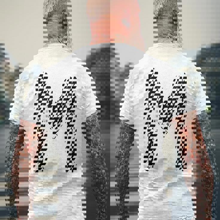 太字 クリエイティブ ゼブラマーカー 文字 M デザイン アニマルシリーズ メンズTシャツ バックプリント 高齢者への贈り物