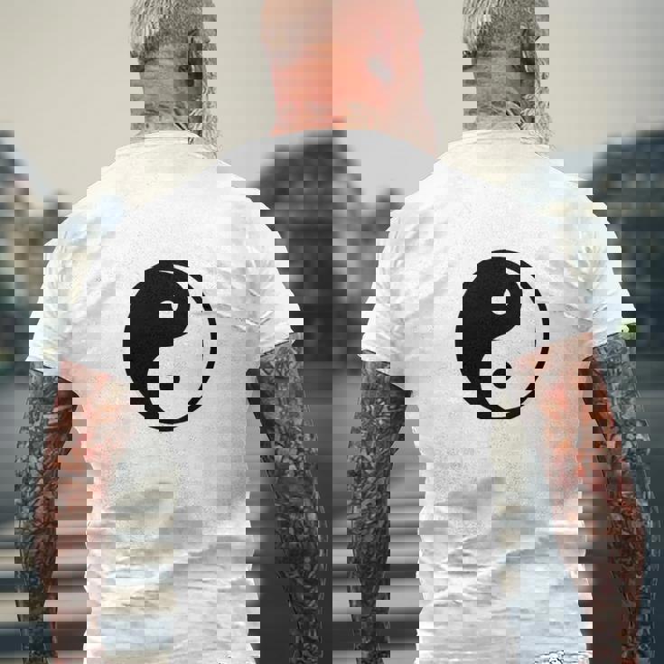 太極拳tシャツ バックプリント Body Mindpirit 陰陽tシャツ メンズTシャツ バックプリント 高齢者への贈り物