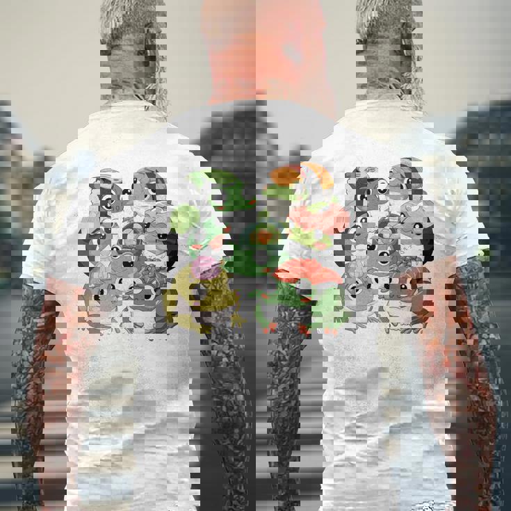 寿司 アニメ カエル 寿司好き 長袖tシャツ メンズTシャツ バックプリント 高齢者への贈り物