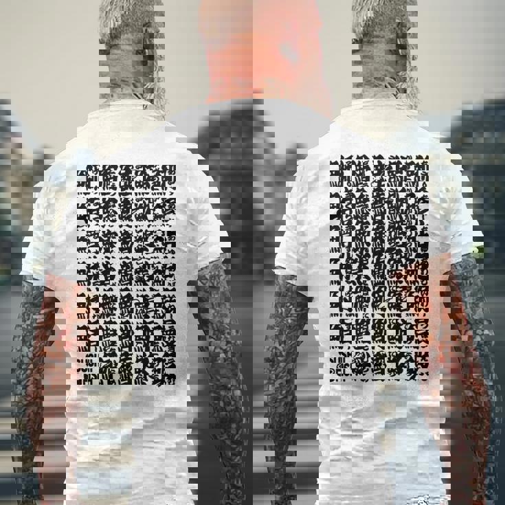 寿司魚の漢字キャラクター 長袖tシャツ メンズTシャツ バックプリント 高齢者への贈り物