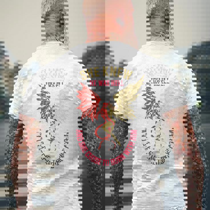 悪魔と天使のパートナー カップルコスチューム バレンタインデー バックプリント メンズTシャツ バックプリント 高齢者への贈り物