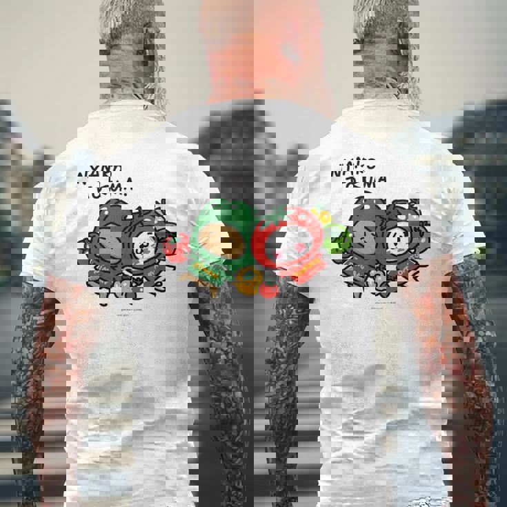 愛しすぎて大好きすぎる。 ベジタブル メンズTシャツ バックプリント 高齢者への贈り物