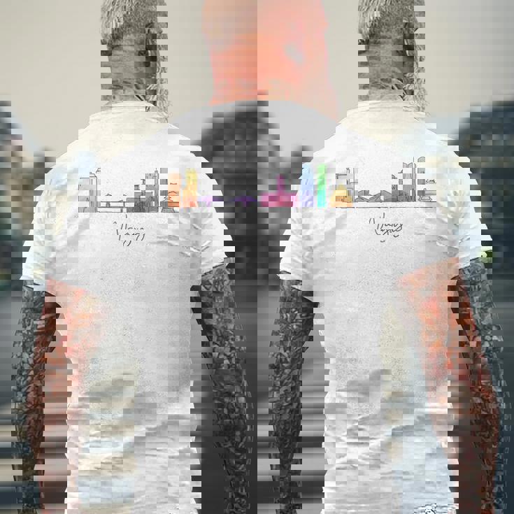 旅行 アジア 日本 名古屋 東京 日本旅行 お土産 メンズTシャツ バックプリント 高齢者への贈り物