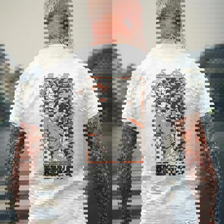 日本のアニメ漫画とカワイイ美学 長袖tシャツ メンズTシャツ バックプリント 高齢者への贈り物