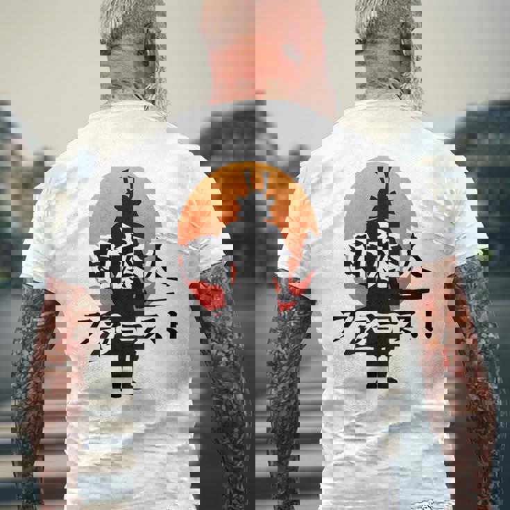 日本人ファースト メンズTシャツ バックプリント 高齢者への贈り物