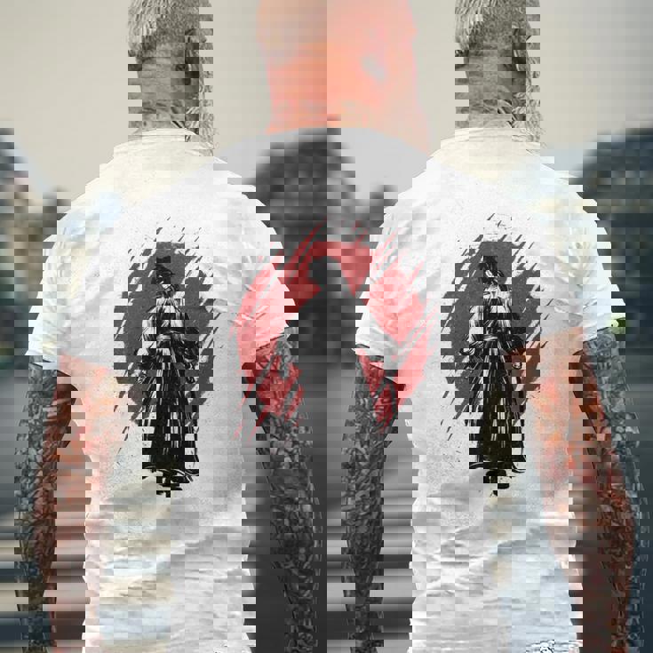 日本語 漢字 デザイン アジアン タトゥー アニメ 日本 東京 ボーホー 長袖tシャツ メンズTシャツ バックプリント 高齢者への贈り物