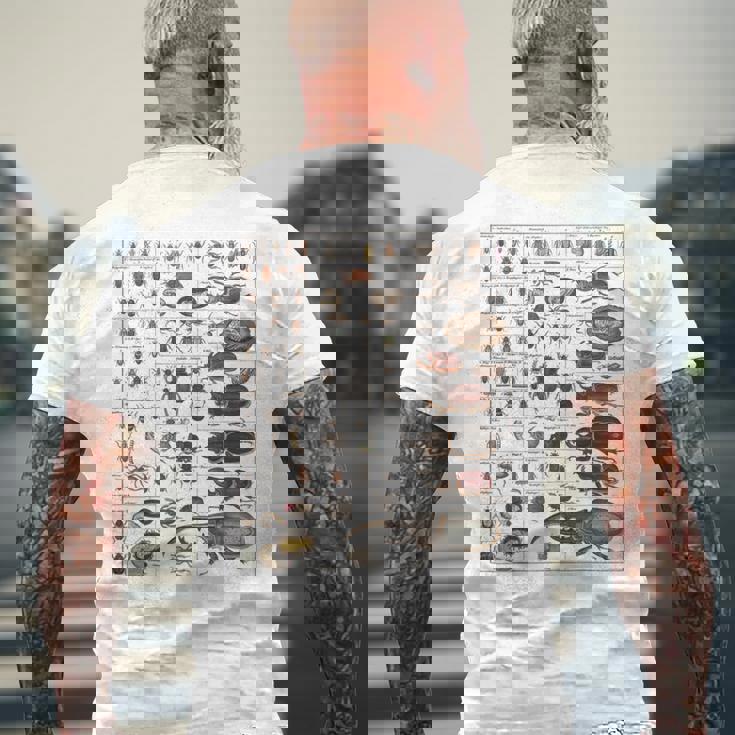 昆虫学者 昆虫学 昆虫 虫の種類 メンズTシャツ バックプリント 高齢者への贈り物