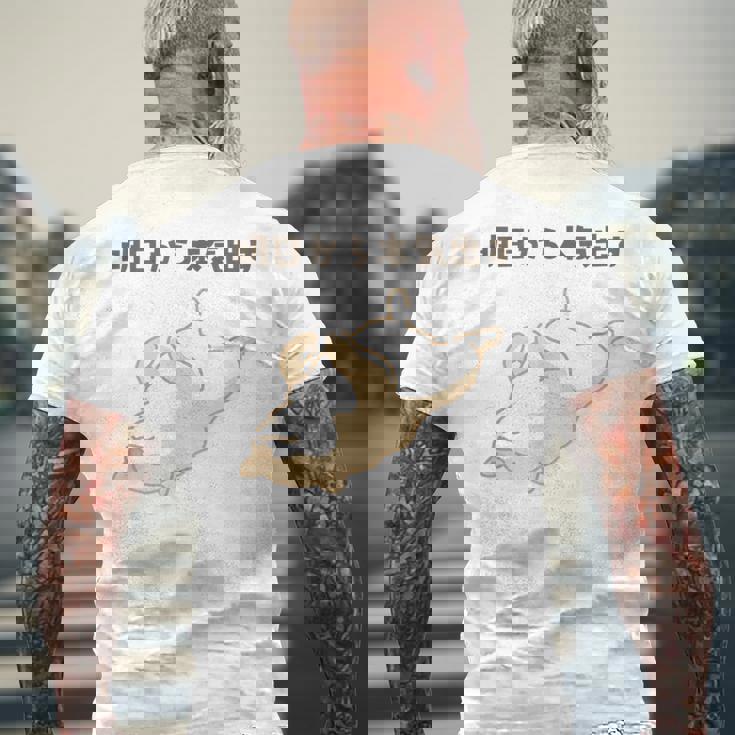 明日から本気出す 犬 柴犬 犬好き かわいい おもしろ 面白い メンズTシャツ バックプリント 高齢者への贈り物