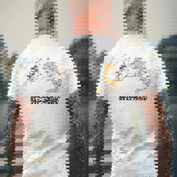 明日から本気出す おもしろ 猫好き ねこ好き ネコ好き 面白い ねこ ネコ 猫 メンズ レディース メンズTシャツ バックプリント 高齢者への贈り物