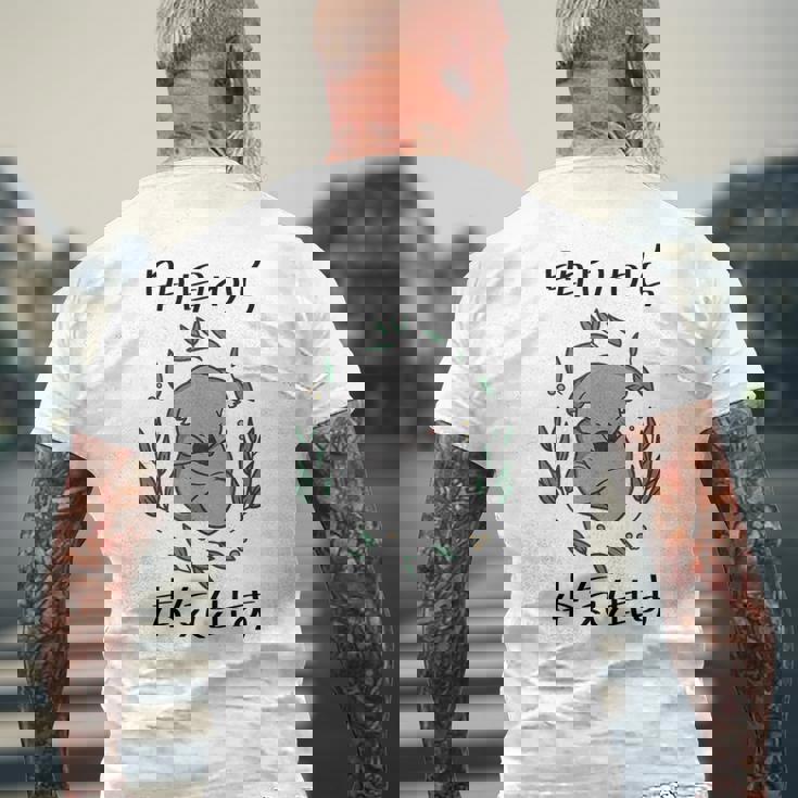 明日から本気出す 面白いtシャツ ゆるかわ コアラ 睡眠 メンズ おもしろ グッズ 面白い 服 ネタ 子供 パジャマ メンズTシャツ バックプリント 高齢者への贈り物