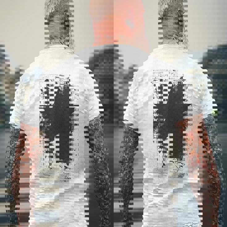 星 星柄 メンズ キッズ 半袖 マーク ロック おしゃれ かっこいい ワイルド ブランド 春夏 グランジステラ メンズTシャツ バックプリント 高齢者への贈り物