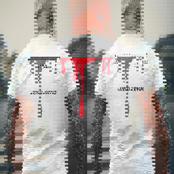 映画ファンのためのタランティーノフィルム。 メンズTシャツ バックプリント 高齢者への贈り物