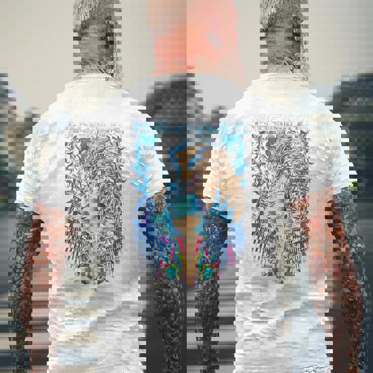 月光ランデブー 長袖tシャツ メンズTシャツ バックプリント 高齢者への贈り物