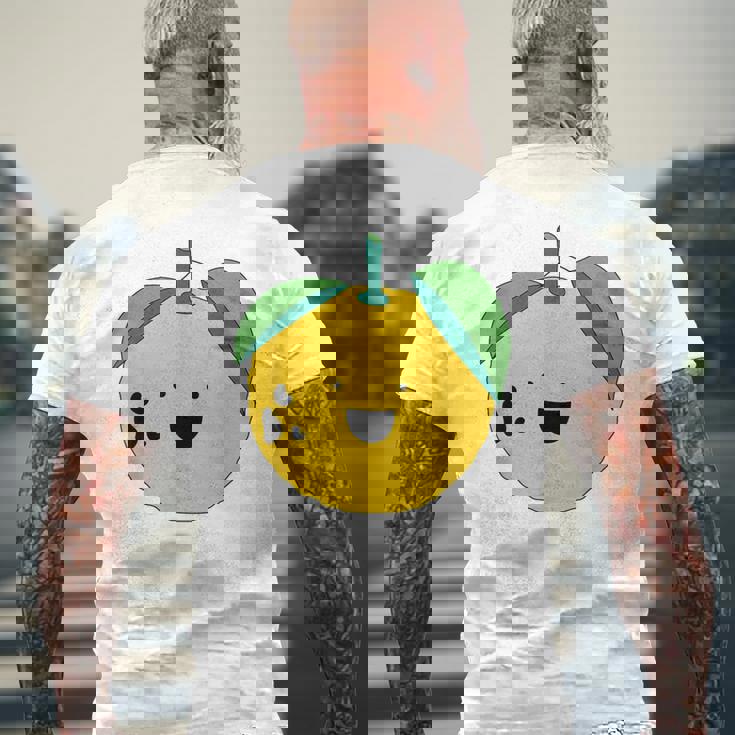 柚子実 メンズTシャツ バックプリント 高齢者への贈り物