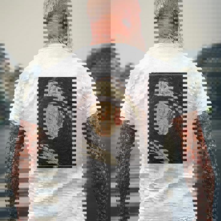 死んだ母 エゴン・シーレ作 1910 長袖tシャツ メンズTシャツ バックプリント 高齢者への贈り物