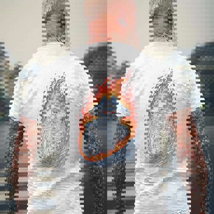 海賊スケルトン スカルとクロスボーン ジョリーロジャー グラフィック 長袖tシャツ メンズTシャツ バックプリント 高齢者への贈り物