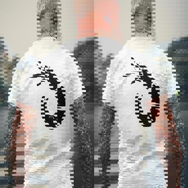 湾岸エビ メンズTシャツ バックプリント 高齢者への贈り物