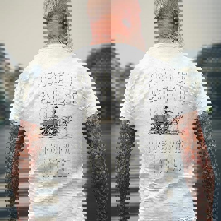 私は1900年代から面白いレトロから我慢してください 長袖tシャツ メンズTシャツ バックプリント 高齢者への贈り物