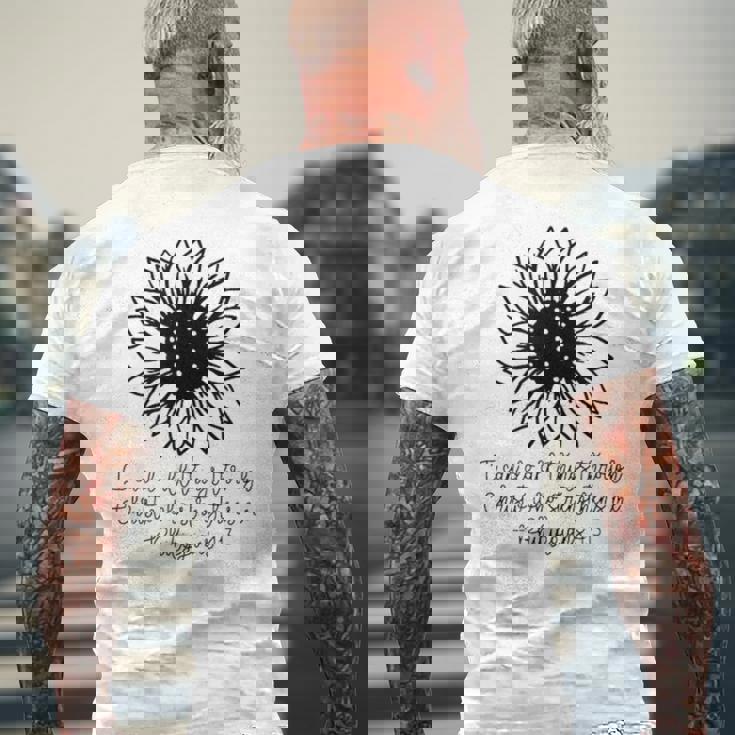 私は何でもできる メンズTシャツ バックプリント 高齢者への贈り物