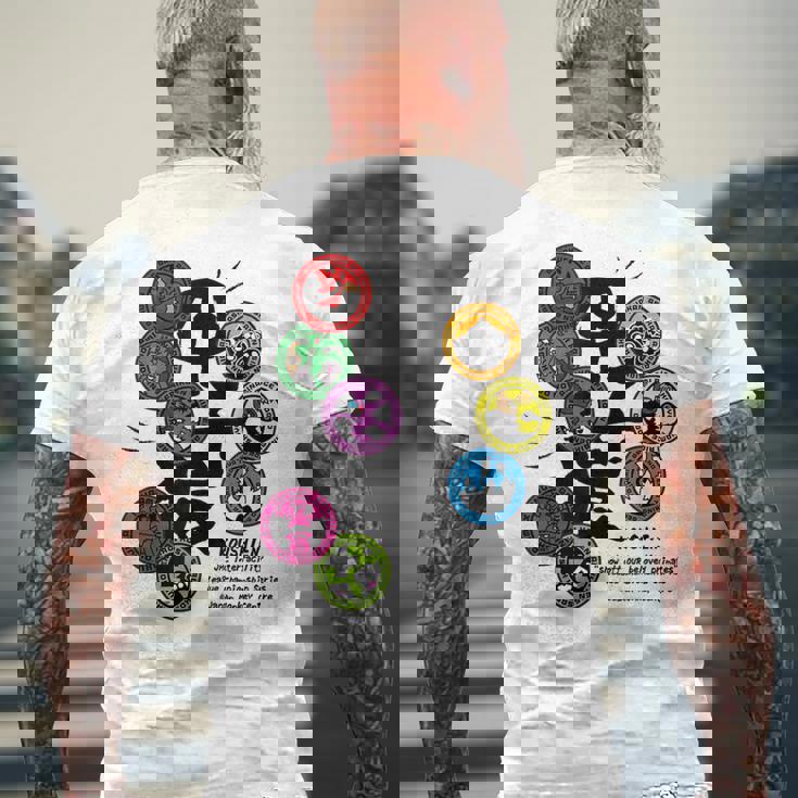 第８回甲子猿 メンズTシャツ バックプリント 高齢者への贈り物