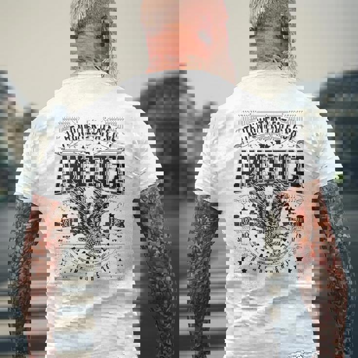 米国 アメリカン イーグル アメリカ国旗 パトリオット Usa バックプリント メンズ メンズTシャツ バックプリント 高齢者への贈り物