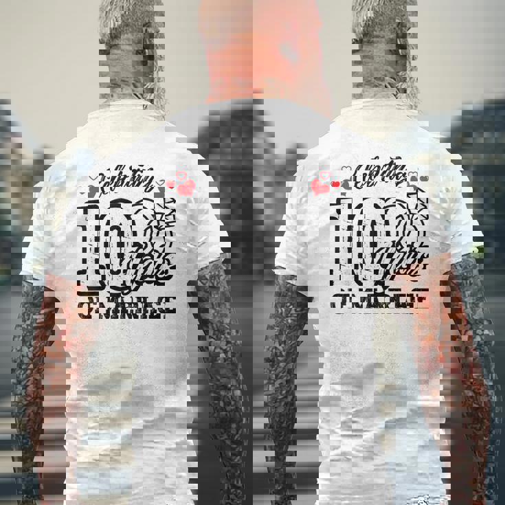 結婚10周年記念マッチング・ギフト メンズTシャツ バックプリント 高齢者への贈り物