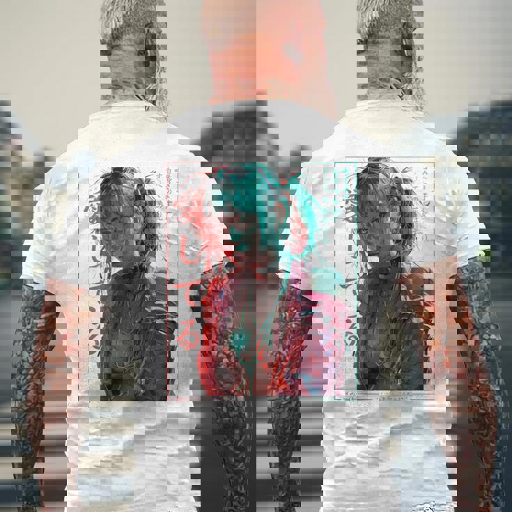 美的テックウェアi ギャングスタ・アニメ 長袖tシャツ メンズTシャツ バックプリント 高齢者への贈り物