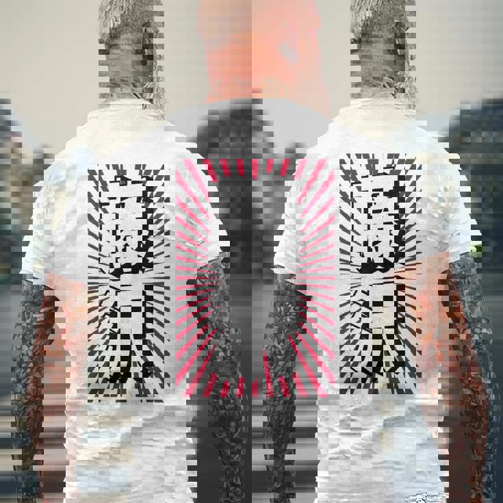 藤沢 日本 日本土産 メンズTシャツ バックプリント 高齢者への贈り物