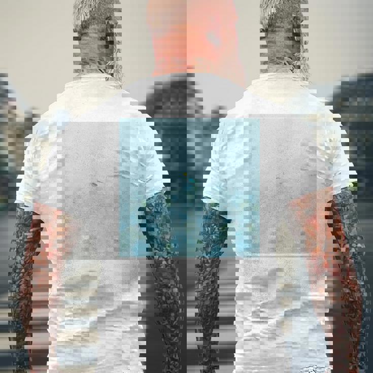 詩とメルヘン 葉祥明 おなかの赤ちゃんとお話ししようよ メンズTシャツ バックプリント 高齢者への贈り物