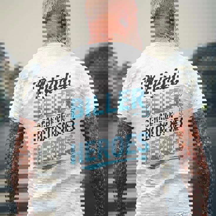 認定医療ビラーアパレル医学病院の仕事 メンズTシャツ バックプリント 高齢者への贈り物