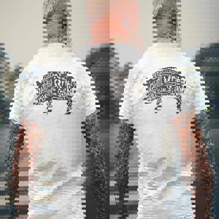 豚肉の部位 面白いtシャツ 豚 ブタ Bbq メンズ おもしろ 面白い 服 オリジナル グッズ ネタ バーベキュー ネタ メンズTシャツ バックプリント 高齢者への贈り物